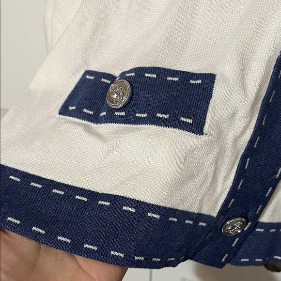 Karl Lagerfeld Paris V-Neck Knit Cardigan Sweater, Women’s Small NWT - $109! - Picture 3 of 7